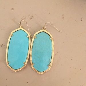 Kendra Scott turquoise earrings